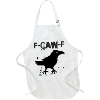  Grunge Coffee F-CAW-F Crow Adult Humor Graphic  Apron