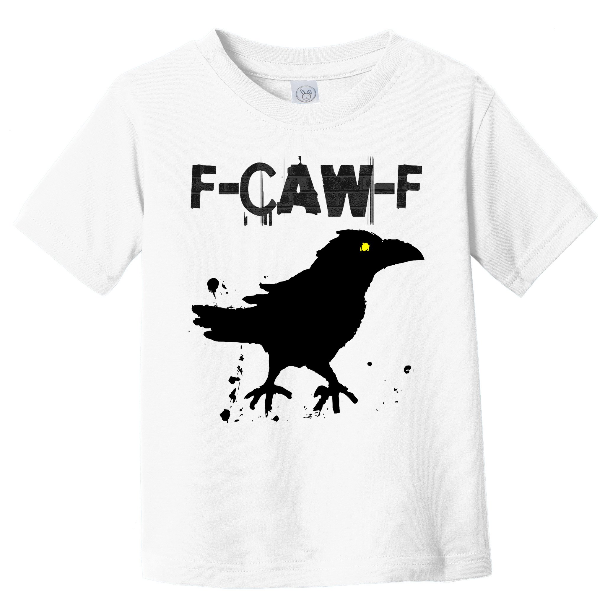  Grunge Coffee F-CAW-F Crow Adult Humor Graphic  Toddler T-Shirt