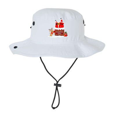 Grandma Claus Fat Santa Stuck In The Chimney Christmas Legacy Cool Fit Booney Bucket Hat