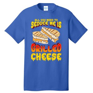 Grilled Cheese Foodie Gift Campfire Toaster Sandwich Graphic Gift Tall T-Shirt