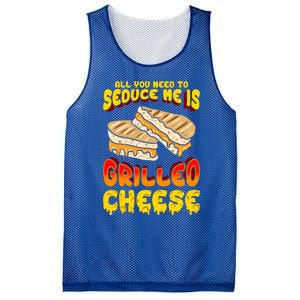 Grilled Cheese Foodie Gift Campfire Toaster Sandwich Graphic Gift Mesh Reversible Basketball Jersey Tank