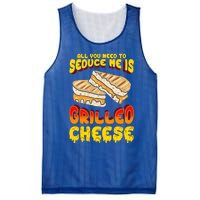 Grilled Cheese Foodie Gift Campfire Toaster Sandwich Graphic Gift Mesh Reversible Basketball Jersey Tank