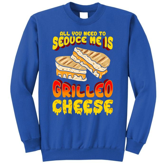 Grilled Cheese Foodie Gift Campfire Toaster Sandwich Graphic Gift Tall Sweatshirt