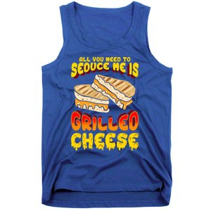 Grilled Cheese Foodie Gift Campfire Toaster Sandwich Graphic Gift Tank Top