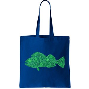 Green Clover Fish St Patrick's Day Love Fishing Gift Tote Bag