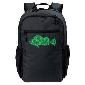 Green Clover Fish St Patrick's Day Love Fishing Gift Daily Commute Backpack