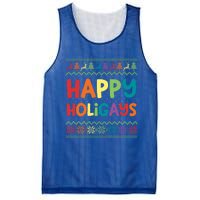 Gay Christmas Funny Lgbt Happy Holigays Rainbow Party Gift Meaningful Gift Mesh Reversible Basketball Jersey Tank