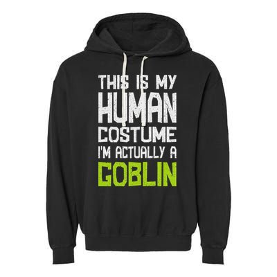 Goblin Creature Fantasy World Goblin Leprechaun Costume Garment-Dyed Fleece Hoodie
