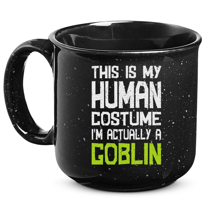 Goblin Creature Fantasy World Goblin Leprechaun Costume 15oz Campfire Ceramic Mug