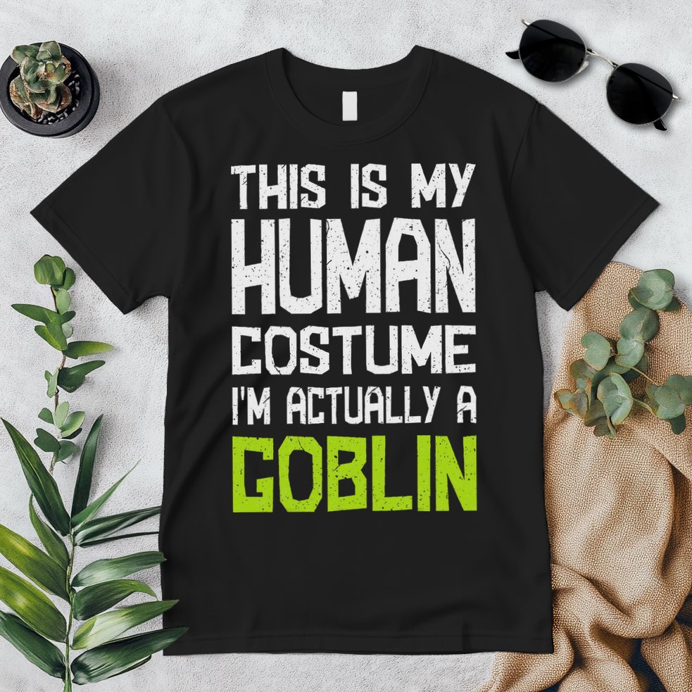 Goblin Creature Fantasy World Goblin Leprechaun Costume Premium T-Shirt