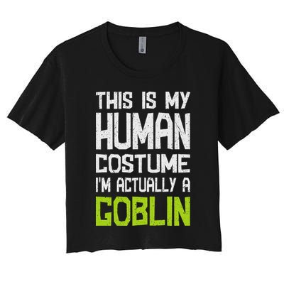 Goblin Creature Fantasy World Goblin Leprechaun Costume Crop Top