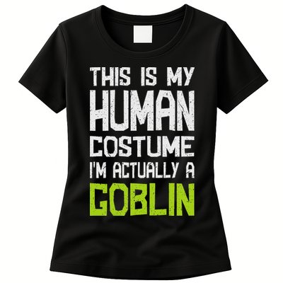 Goblin Creature Fantasy World Goblin Leprechaun Costume Womens T-Shirt