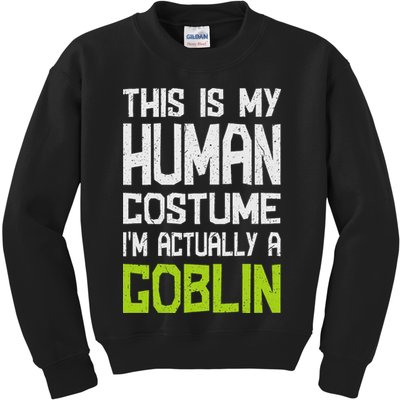Goblin Creature Fantasy World Goblin Leprechaun Costume Kids Sweatshirt
