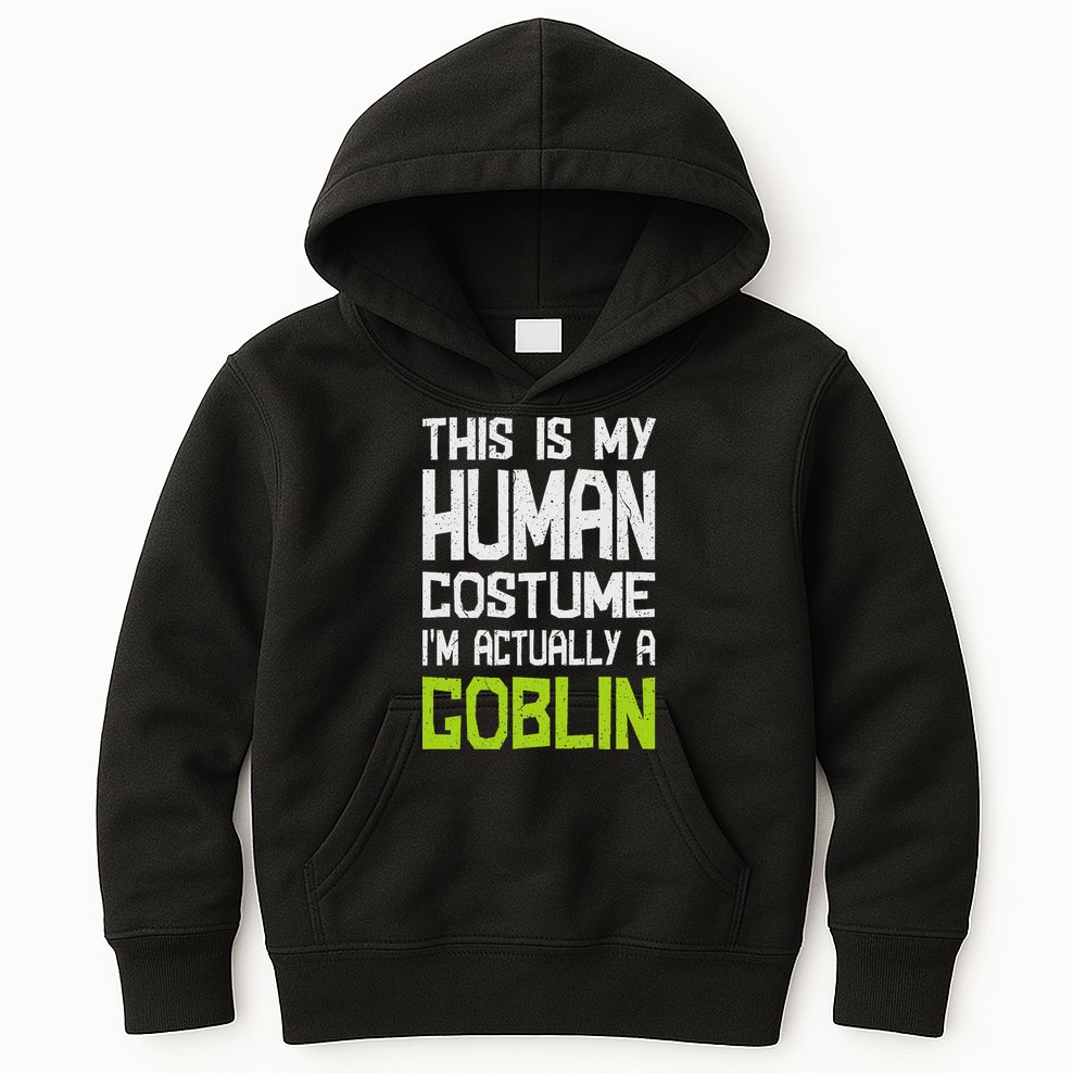 Goblin Creature Fantasy World Goblin Leprechaun Costume Kids Hoodie
