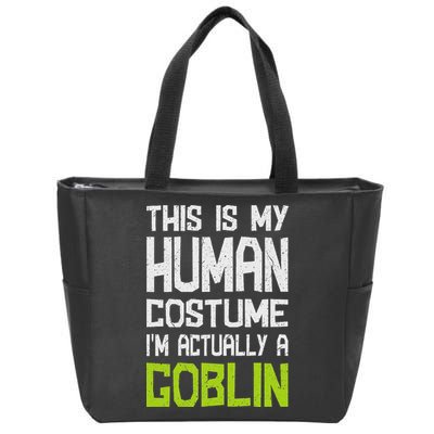 Goblin Creature Fantasy World Goblin Leprechaun Costume Zip Tote Bag
