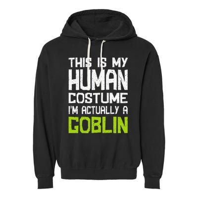 Goblin Creature Fantasy World Goblin Leprechaun Costume Garment-Dyed Fleece Hoodie