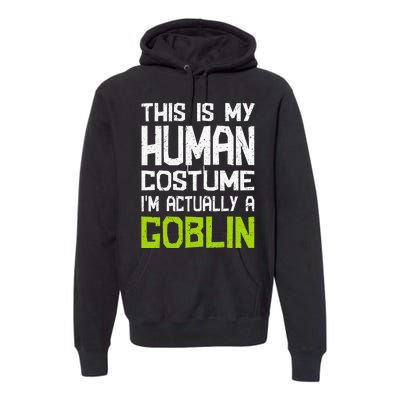 Goblin Creature Fantasy World Goblin Leprechaun Costume Premium Hoodie