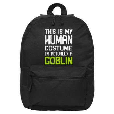 Goblin Creature Fantasy World Goblin Leprechaun Costume 16 in Basic Backpack