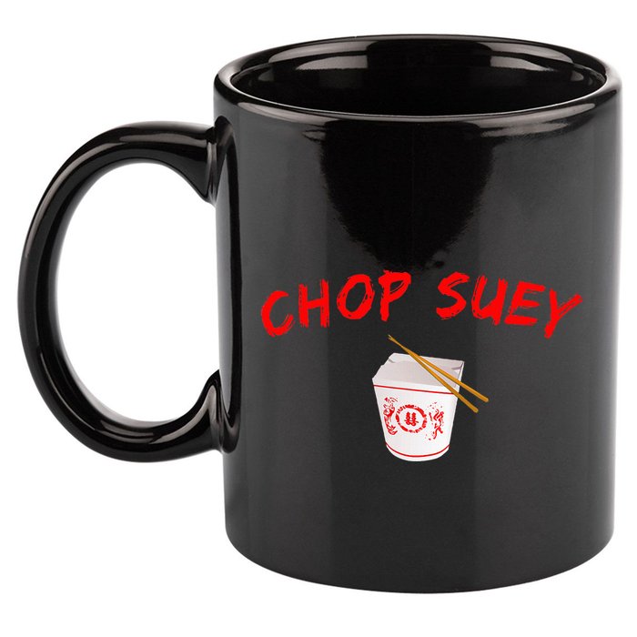 Graphic Chinese Food Chop Suey 11oz C Handle Ceramic Mug