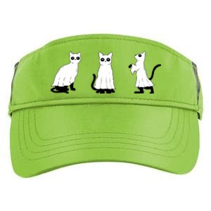 Ghost Cats Funny Halloween Adult Drive Performance Visor