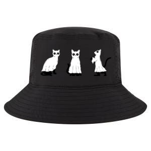 Ghost Cats Funny Halloween Cool Comfort Performance Bucket Hat