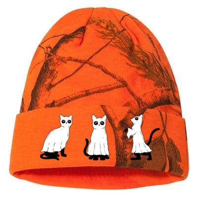 Ghost Cats Funny Halloween Kati Licensed 12" Camo Beanie