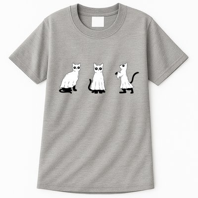 Ghost Cats Funny Halloween Tall T-Shirt