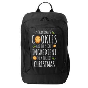 GrandmaS Cookies Funny Grandpa Santa Christmas Costume Gift City Backpack