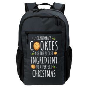 GrandmaS Cookies Funny Grandpa Santa Christmas Costume Gift Daily Commute Backpack