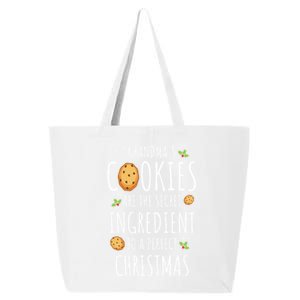 GrandmaS Cookies Funny Grandpa Santa Christmas Costume Gift 25L Jumbo Tote