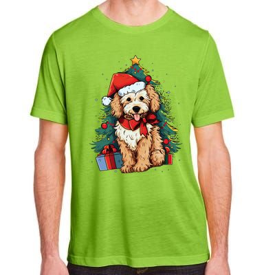 Goldendoodle Christmas Funny Dog Xmas Gift Adult ChromaSoft Performance T-Shirt