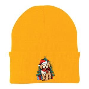 Goldendoodle Christmas Funny Dog Xmas Gift Knit Cap Winter Beanie