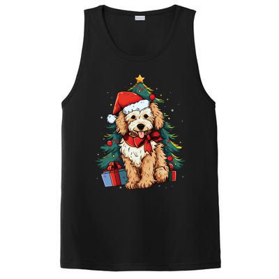 Goldendoodle Christmas Funny Dog Xmas Gift PosiCharge Competitor Tank