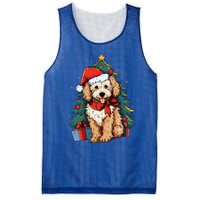 Goldendoodle Christmas Funny Dog Xmas Gift Mesh Reversible Basketball Jersey Tank