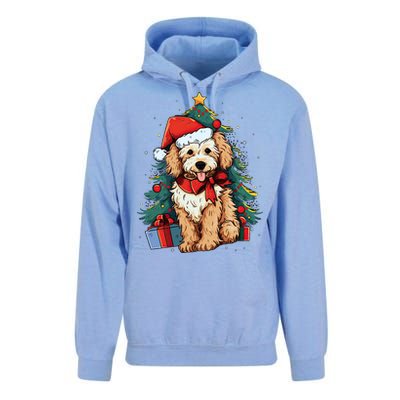 Goldendoodle Christmas Funny Dog Xmas Gift Unisex Surf Hoodie