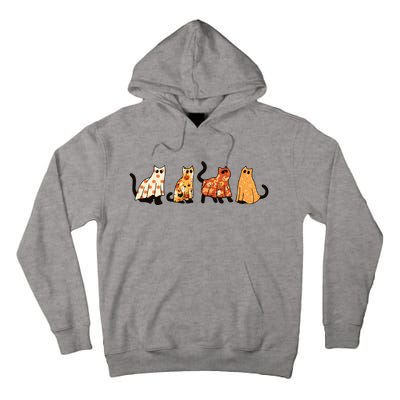 Ghost Cats Funny Halloween Cat Tall Hoodie