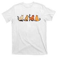 Ghost Cats Funny Halloween Cat T-Shirt