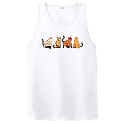 Ghost Cats Funny Halloween Cat PosiCharge Competitor Tank