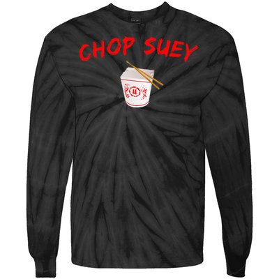 Graphic Chinese Food Apparelchop Suey Tie-Dye Long Sleeve Shirt