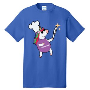 Greatest Chef Funny Unicorn Dabbing Dab Lover Gift Tall T-Shirt