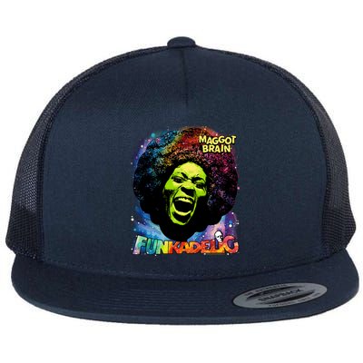 George Clinton Funky Maggot Brain Gift Flat Bill Trucker Hat