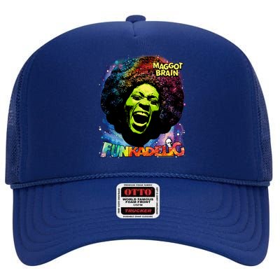 George Clinton Funky Maggot Brain Gift High Crown Mesh Back Trucker Hat