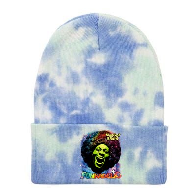 George Clinton Funky Maggot Brain Gift Tie Dye 12in Knit Beanie