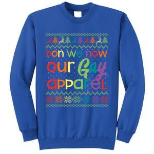 Gay Christmas Funny Lgbt Don We Now Our Gay Rainbow Meaningful Gift Sweatshirt