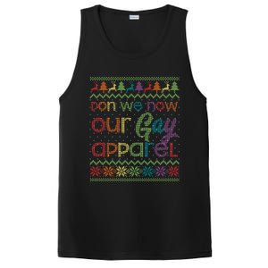 Gay Christmas Funny Lgbt Don We Now Our Gay Rainbow Gift PosiCharge Competitor Tank