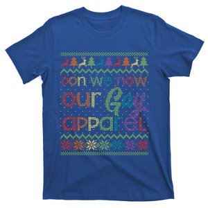 Gay Christmas Funny Lgbt Don We Now Our Gay Rainbow Gift T-Shirt