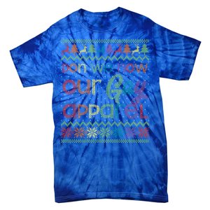 Gay Christmas Funny Lgbt Don We Now Our Gay Rainbow Gift Tie-Dye T-Shirt