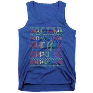 Gay Christmas Funny Lgbt Don We Now Our Gay Rainbow Gift Tank Top