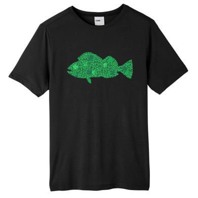 Green Clover Fish St Patrick's Day Love Fishing Great Gift Tall Fusion ChromaSoft Performance T-Shirt