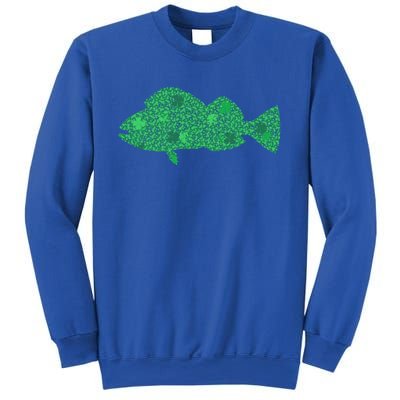 Green Clover Fish St Patrick's Day Love Fishing Great Gift Sweatshirt